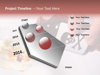 Beach Pensioner Retired PowerPoint Template