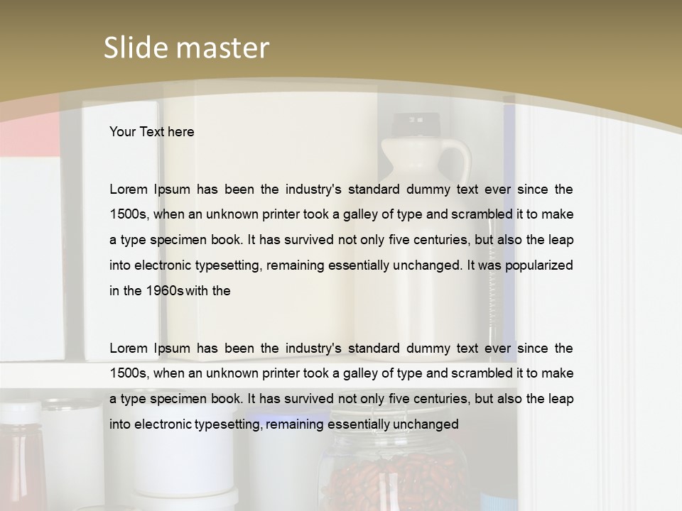 Wave Older Standing PowerPoint Template