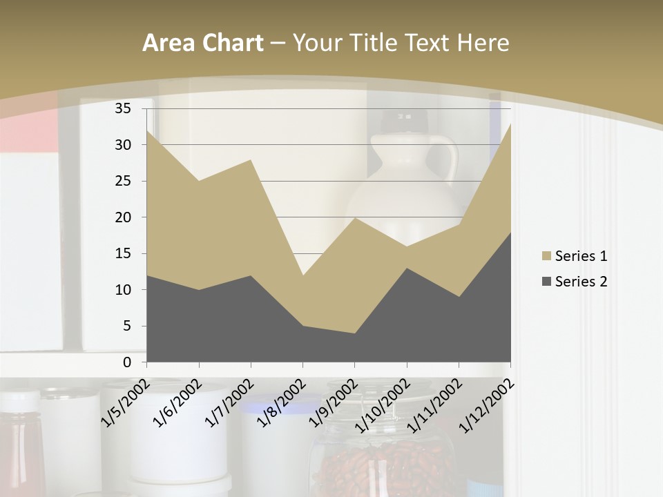 Wave Older Standing PowerPoint Template