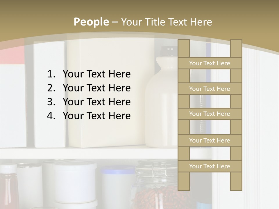 Wave Older Standing PowerPoint Template