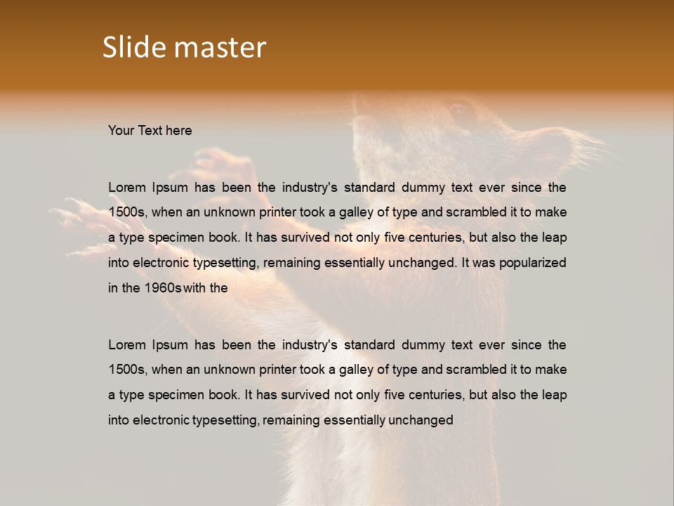 Single Daughter Retired PowerPoint Template