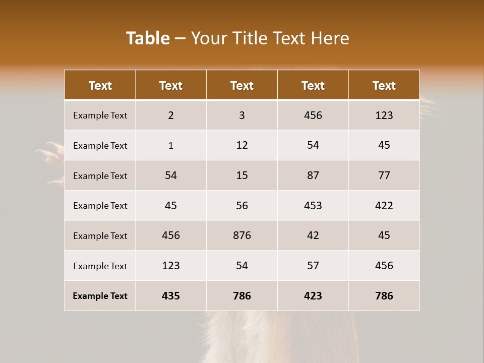 Single Daughter Retired PowerPoint Template