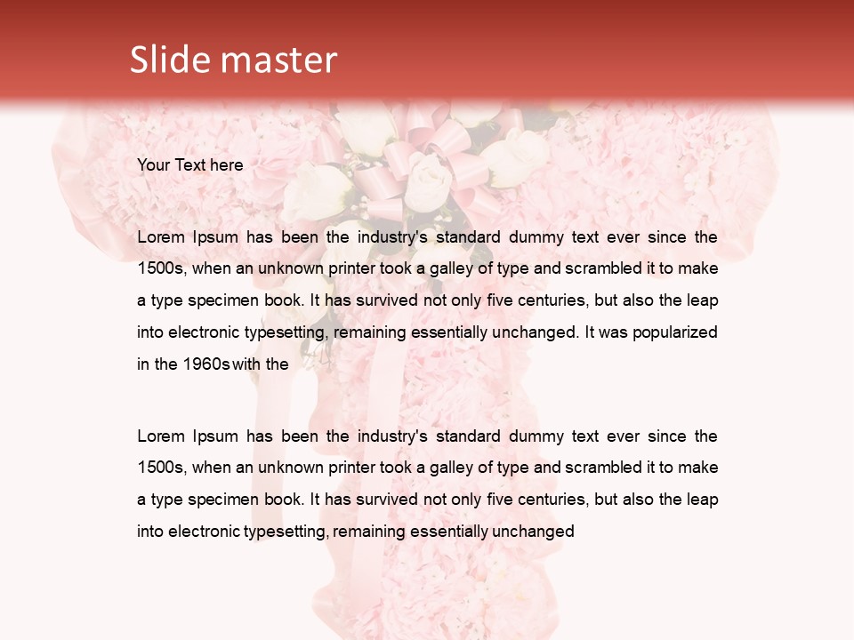 Wave Standing Peaceful PowerPoint Template