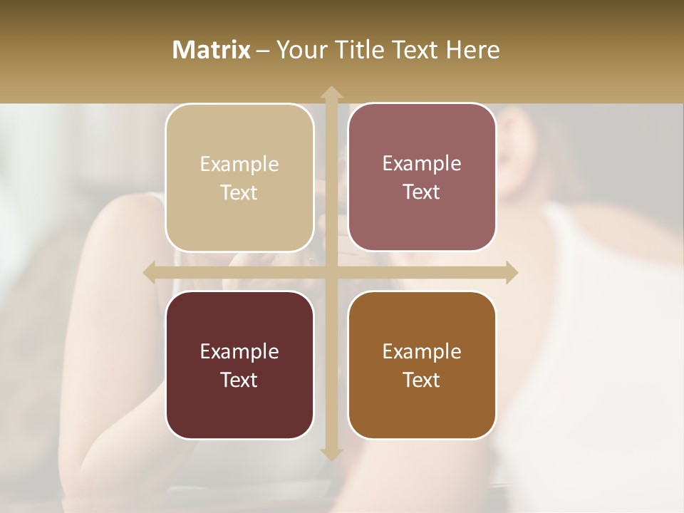 Caucasian Calm Sunset PowerPoint Template