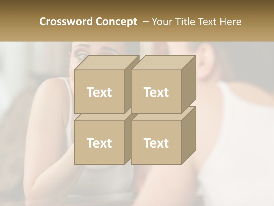 Caucasian Calm Sunset PowerPoint Template