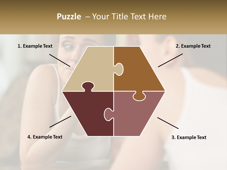 Caucasian Calm Sunset PowerPoint Template