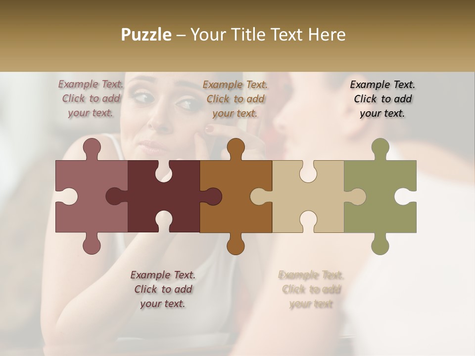 Caucasian Calm Sunset PowerPoint Template