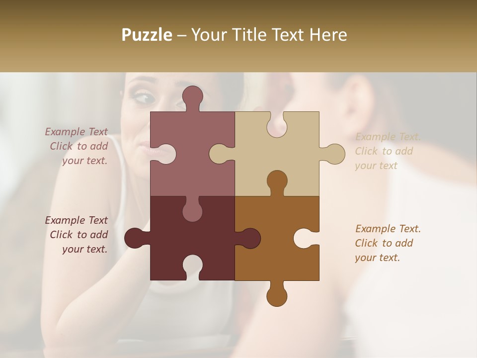 Caucasian Calm Sunset PowerPoint Template