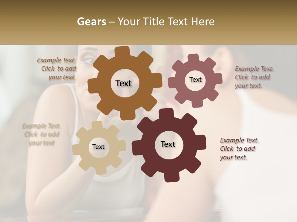 Caucasian Calm Sunset PowerPoint Template