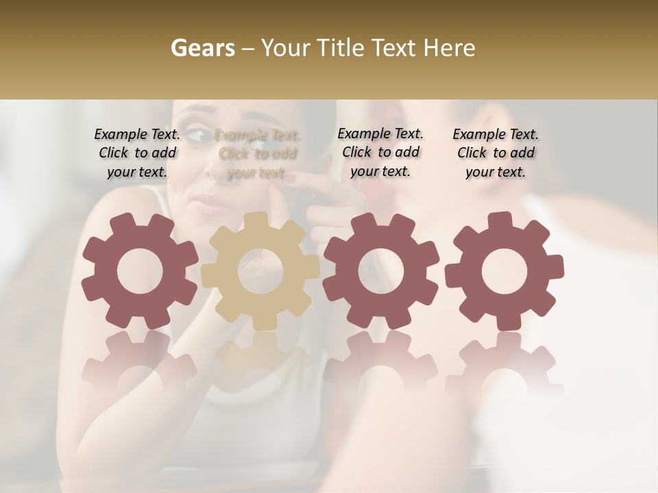 Caucasian Calm Sunset PowerPoint Template