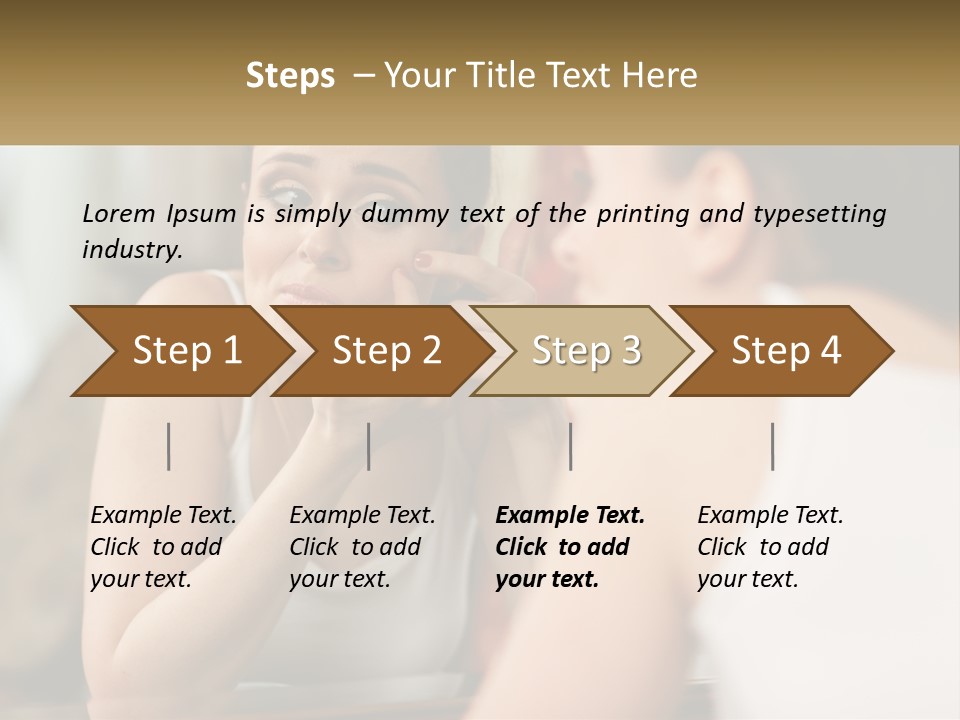 Caucasian Calm Sunset PowerPoint Template