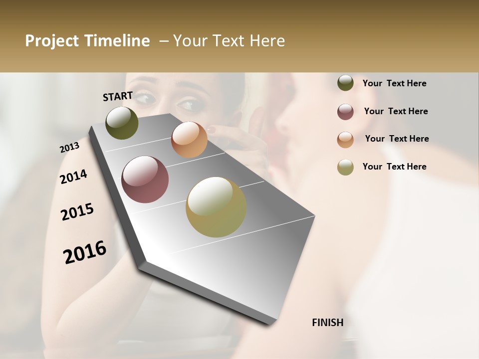 Caucasian Calm Sunset PowerPoint Template