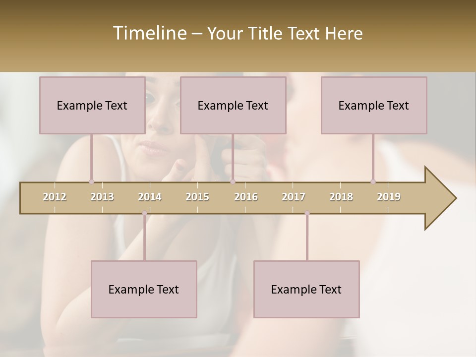 Caucasian Calm Sunset PowerPoint Template