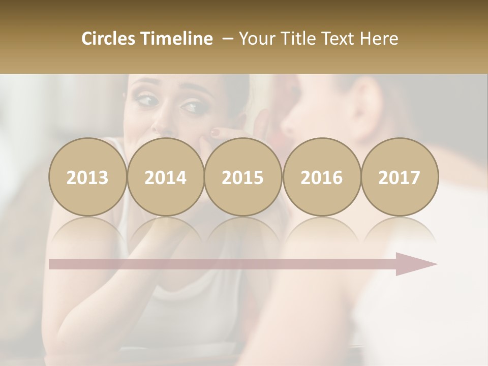 Caucasian Calm Sunset PowerPoint Template