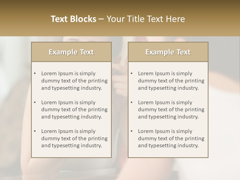 Caucasian Calm Sunset PowerPoint Template