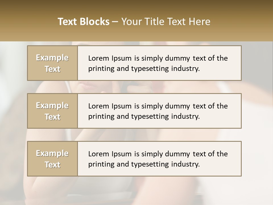 Caucasian Calm Sunset PowerPoint Template