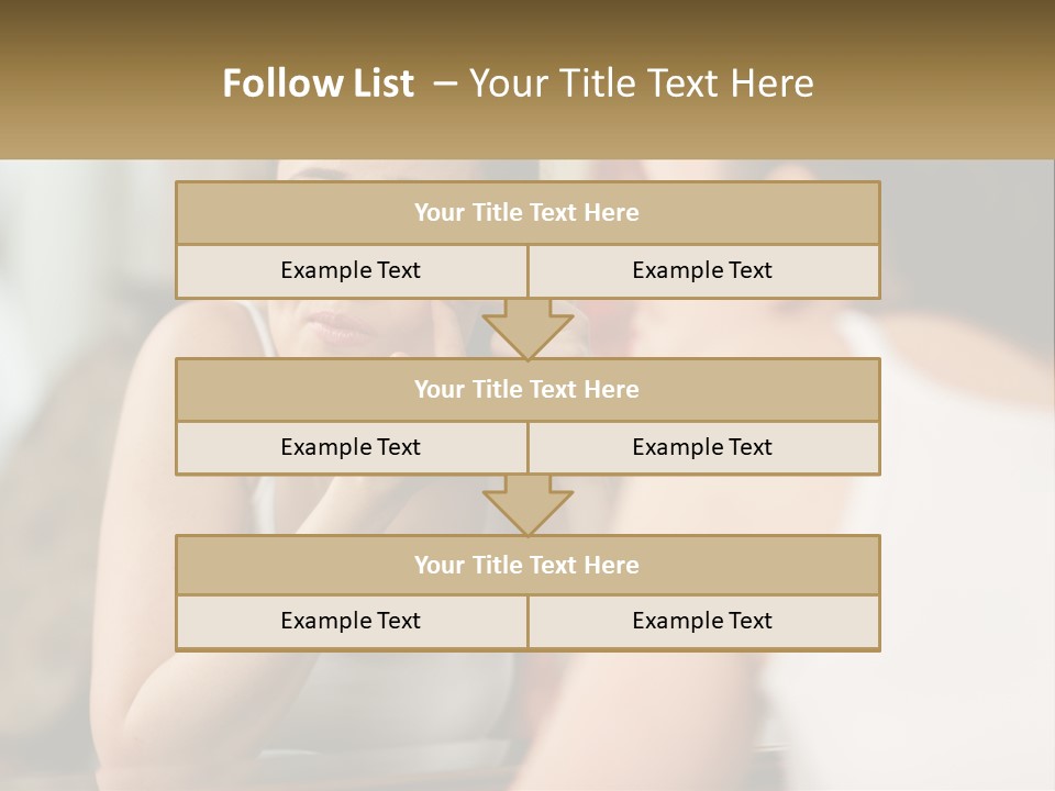 Caucasian Calm Sunset PowerPoint Template