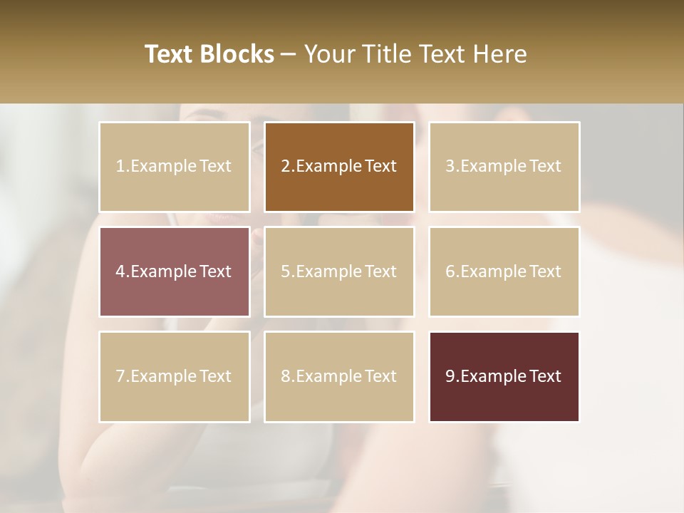 Caucasian Calm Sunset PowerPoint Template