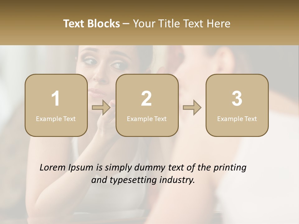 Caucasian Calm Sunset PowerPoint Template