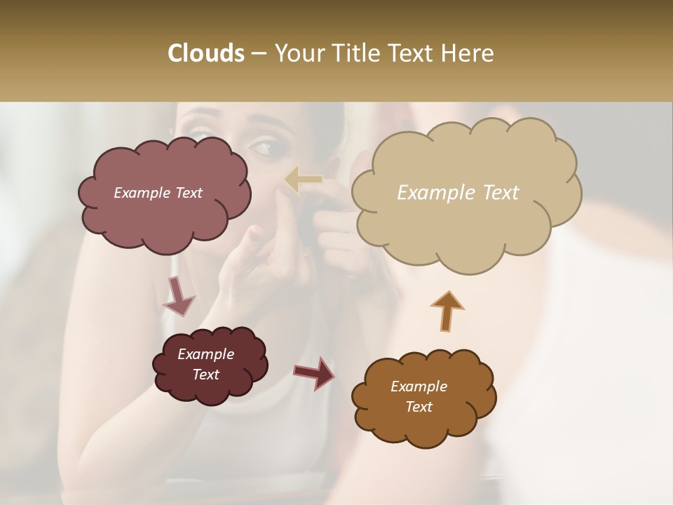 Caucasian Calm Sunset PowerPoint Template