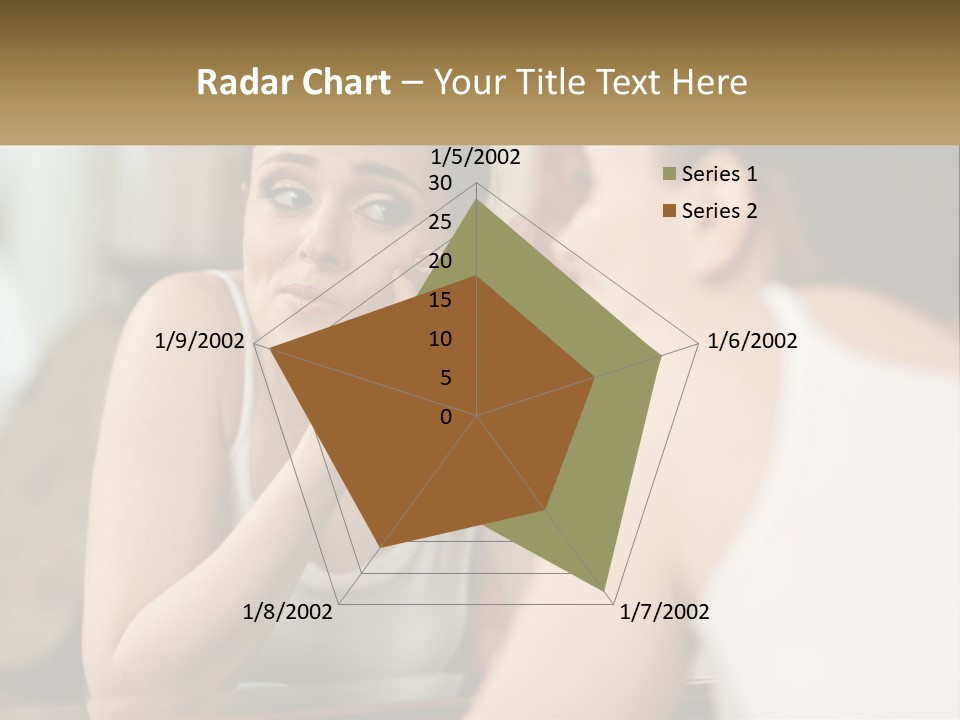 Caucasian Calm Sunset PowerPoint Template