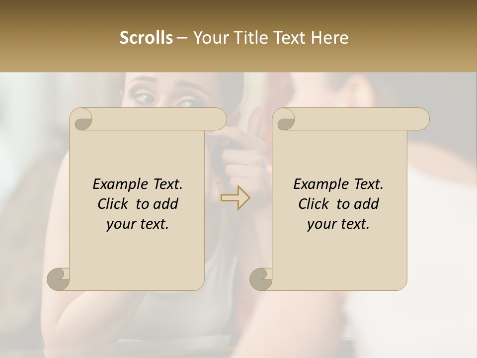 Caucasian Calm Sunset PowerPoint Template