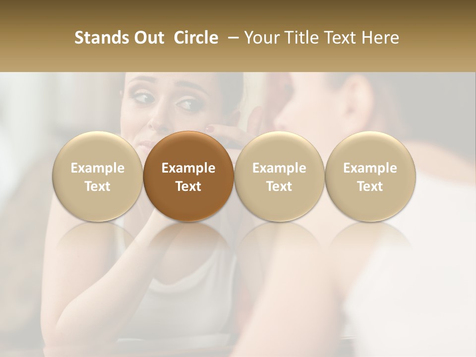 Caucasian Calm Sunset PowerPoint Template