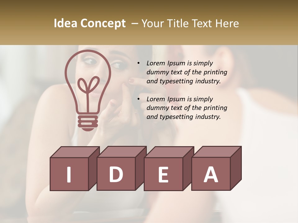 Caucasian Calm Sunset PowerPoint Template