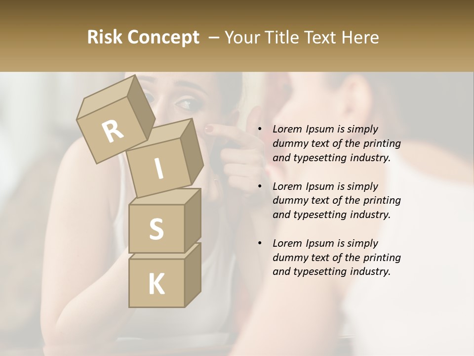 Caucasian Calm Sunset PowerPoint Template