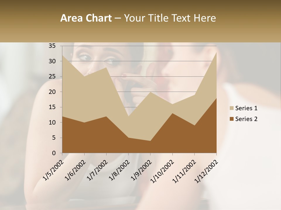 Caucasian Calm Sunset PowerPoint Template