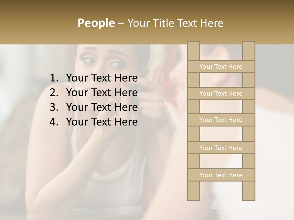 Caucasian Calm Sunset PowerPoint Template
