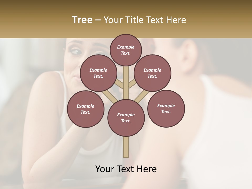 Caucasian Calm Sunset PowerPoint Template