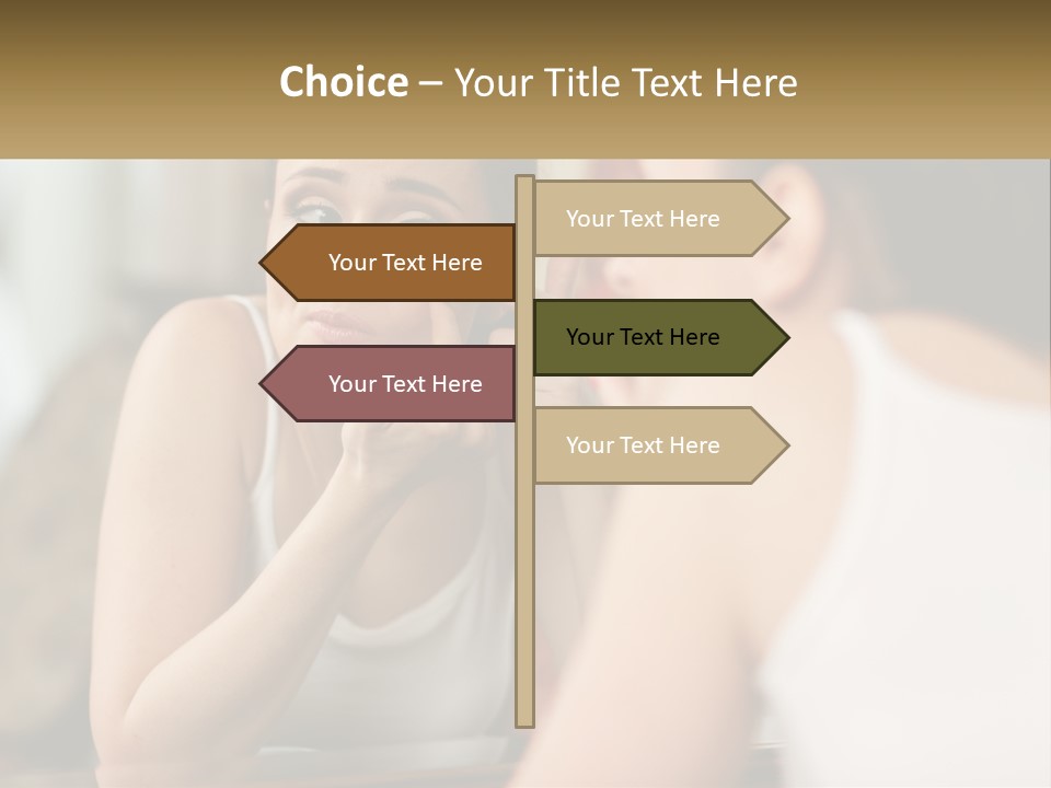 Caucasian Calm Sunset PowerPoint Template