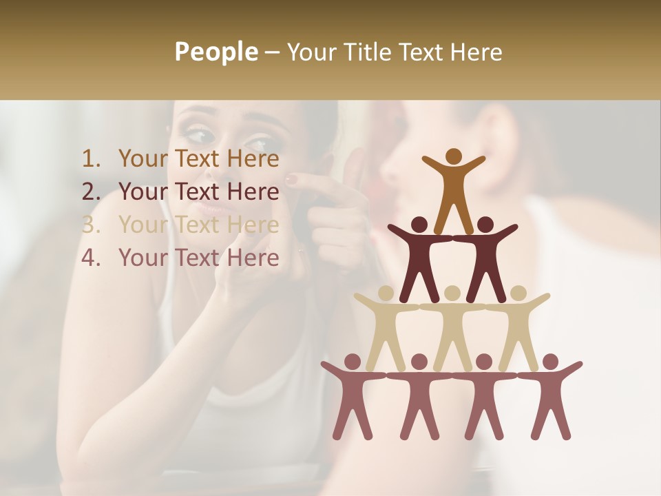 Caucasian Calm Sunset PowerPoint Template