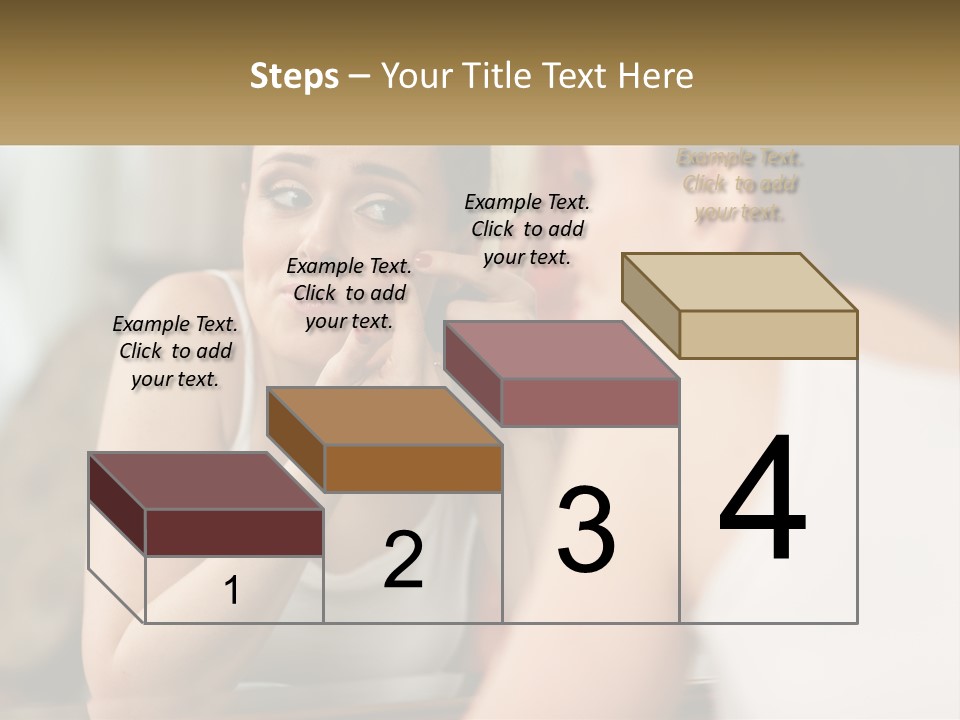 Caucasian Calm Sunset PowerPoint Template