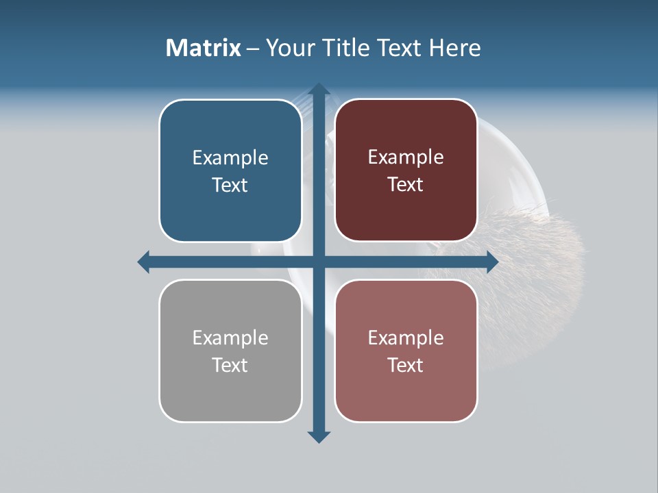 Old Sad Daughter PowerPoint Template