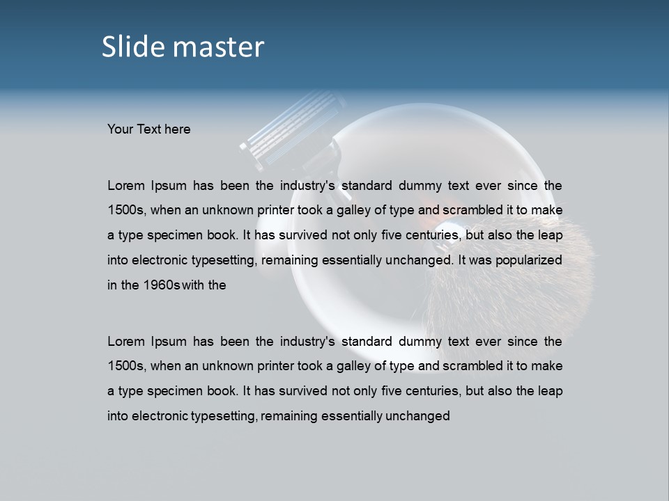 Old Sad Daughter PowerPoint Template