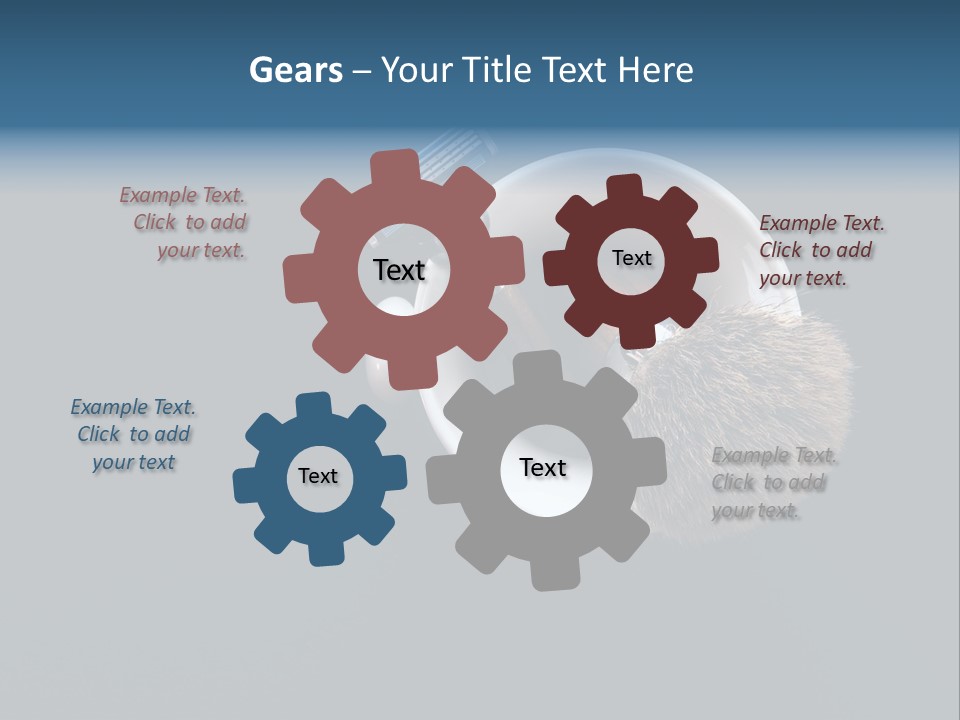 Old Sad Daughter PowerPoint Template