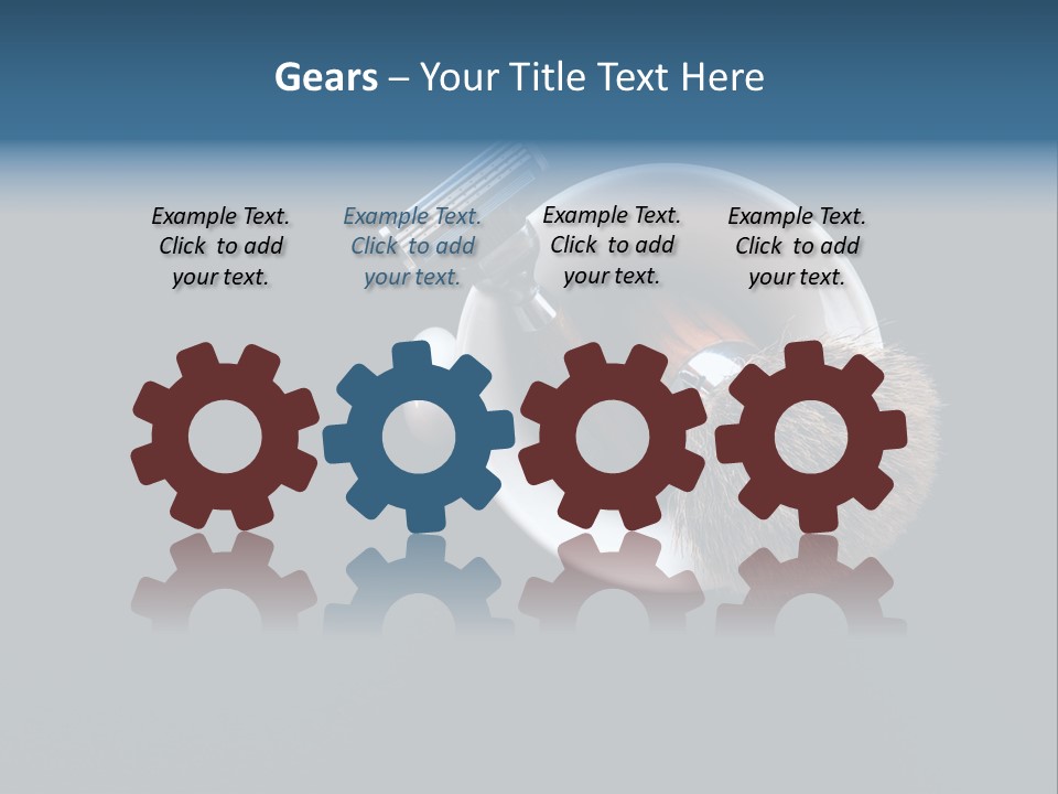 Old Sad Daughter PowerPoint Template