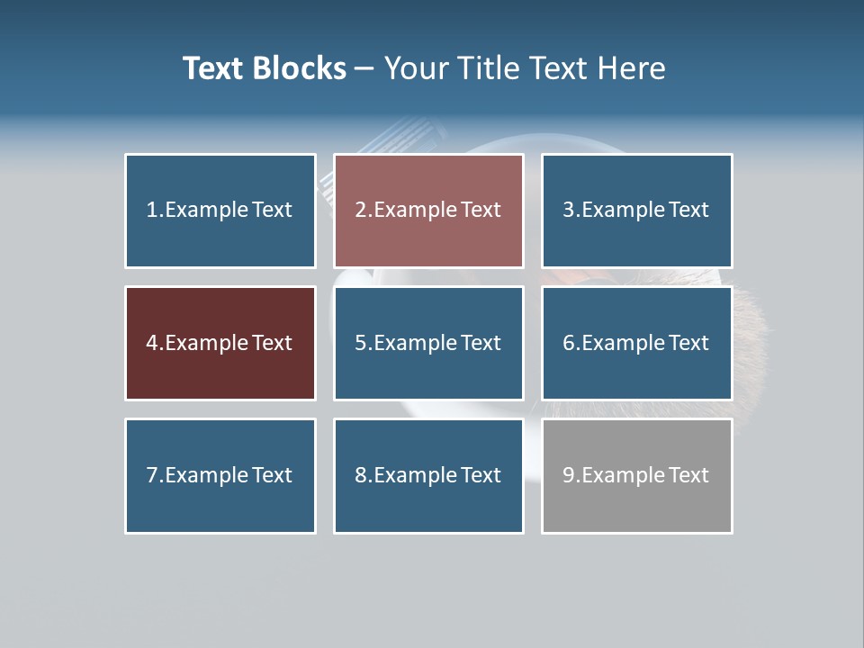 Old Sad Daughter PowerPoint Template