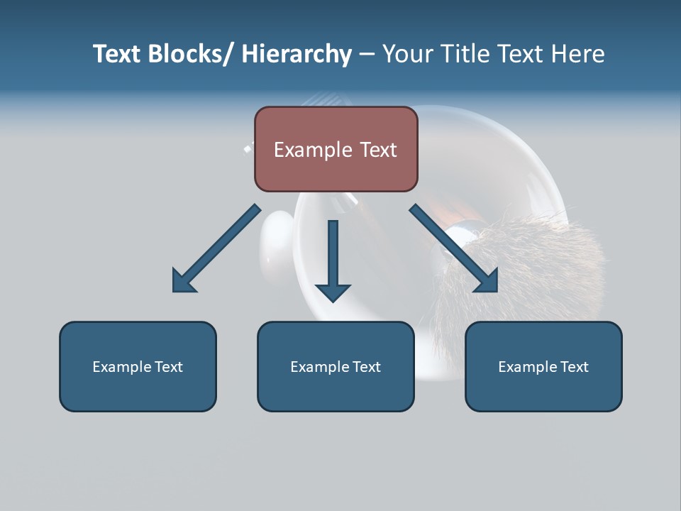 Old Sad Daughter PowerPoint Template