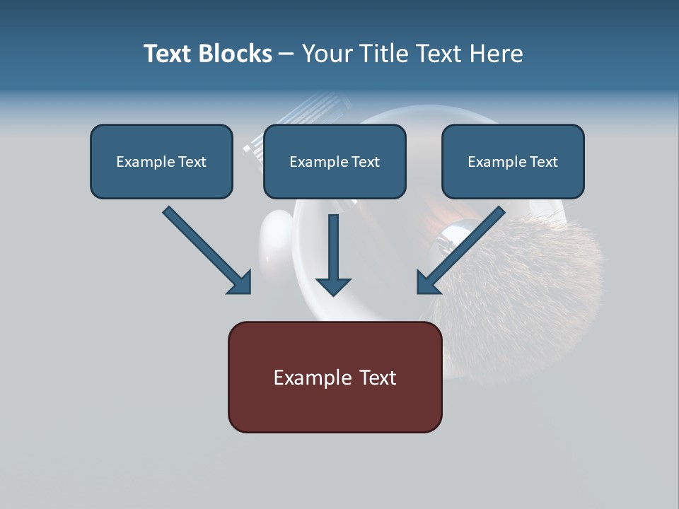 Old Sad Daughter PowerPoint Template