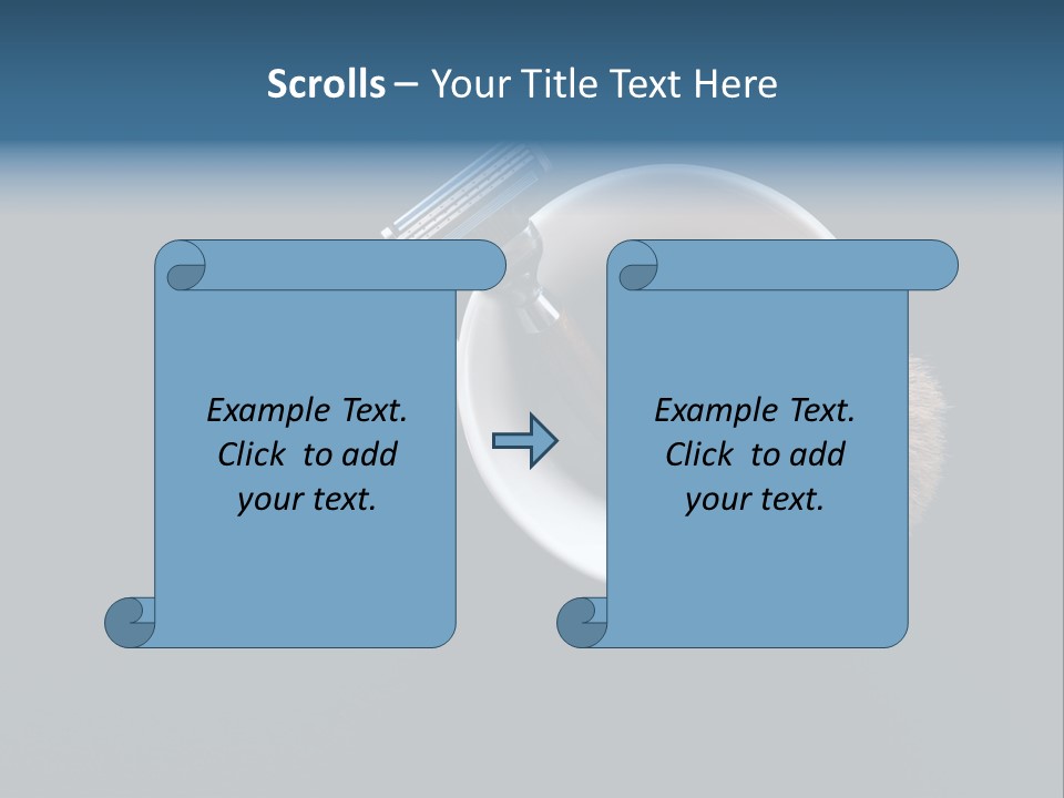 Old Sad Daughter PowerPoint Template