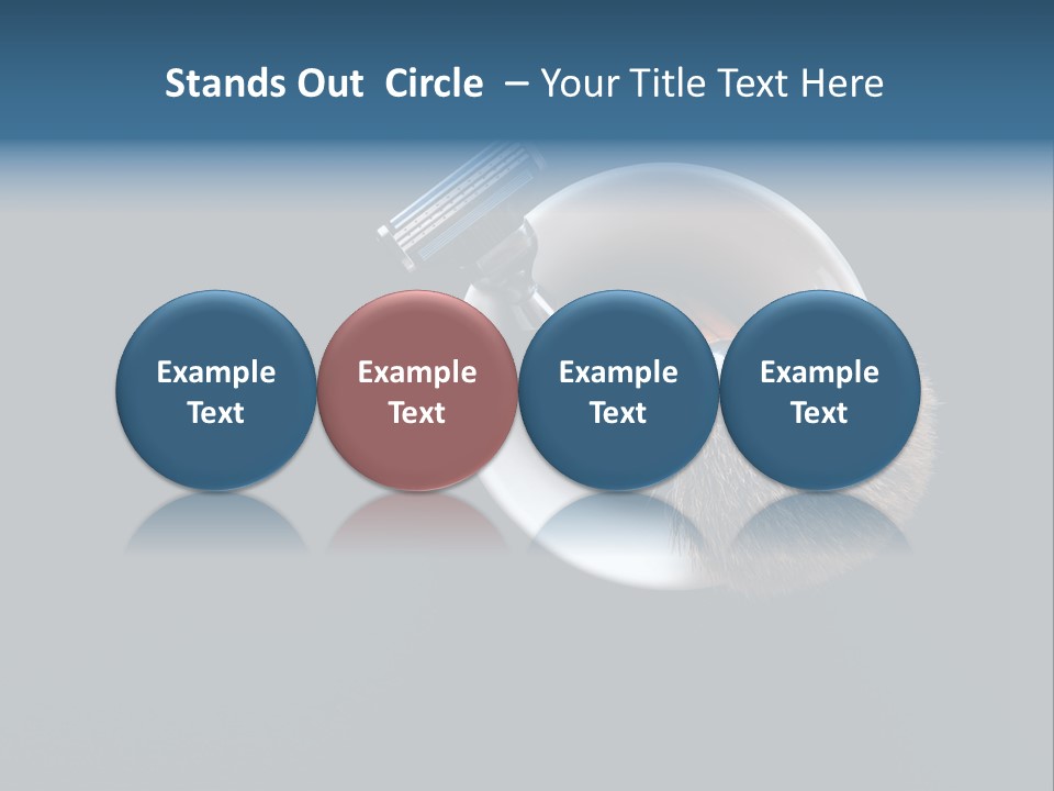 Old Sad Daughter PowerPoint Template