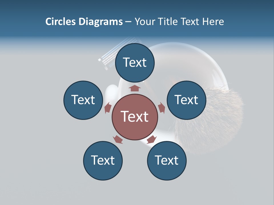 Old Sad Daughter PowerPoint Template