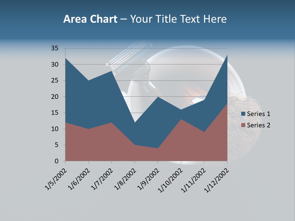 Old Sad Daughter PowerPoint Template