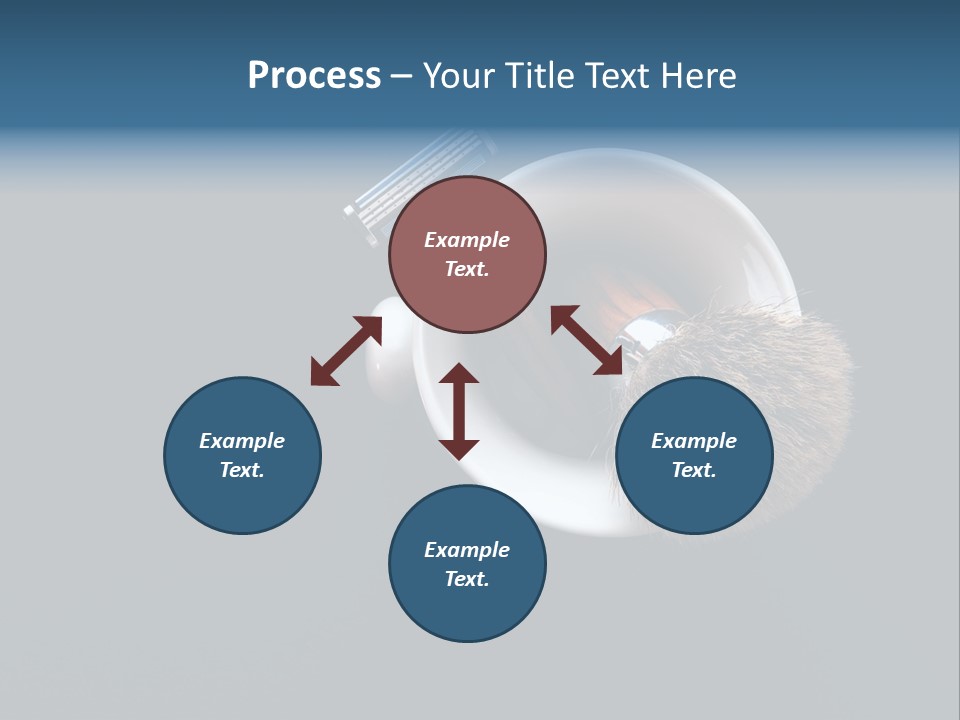 Old Sad Daughter PowerPoint Template