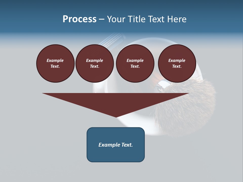 Old Sad Daughter PowerPoint Template