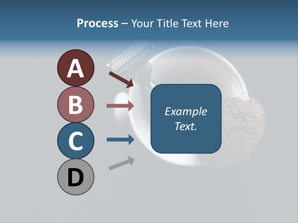 Old Sad Daughter PowerPoint Template