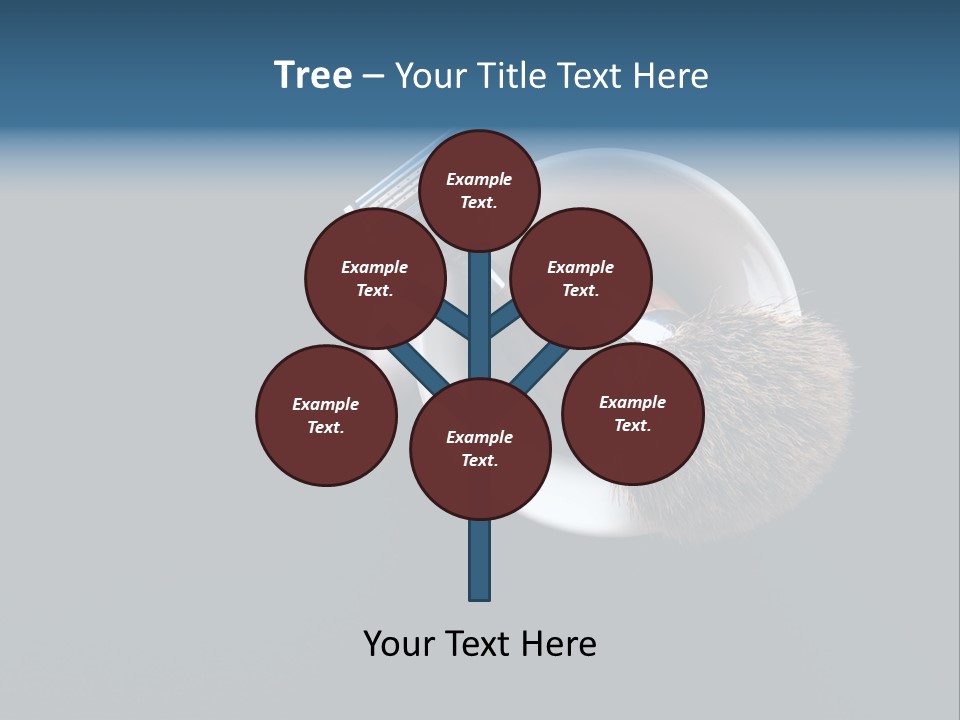 Old Sad Daughter PowerPoint Template